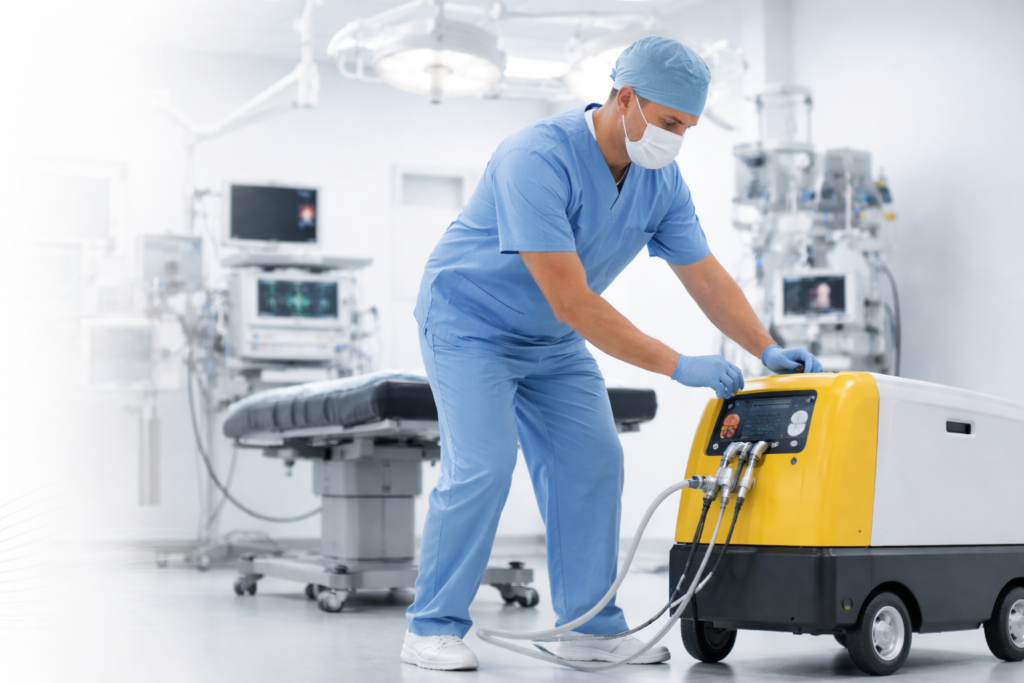 compressor verhuur gezondheidszorg