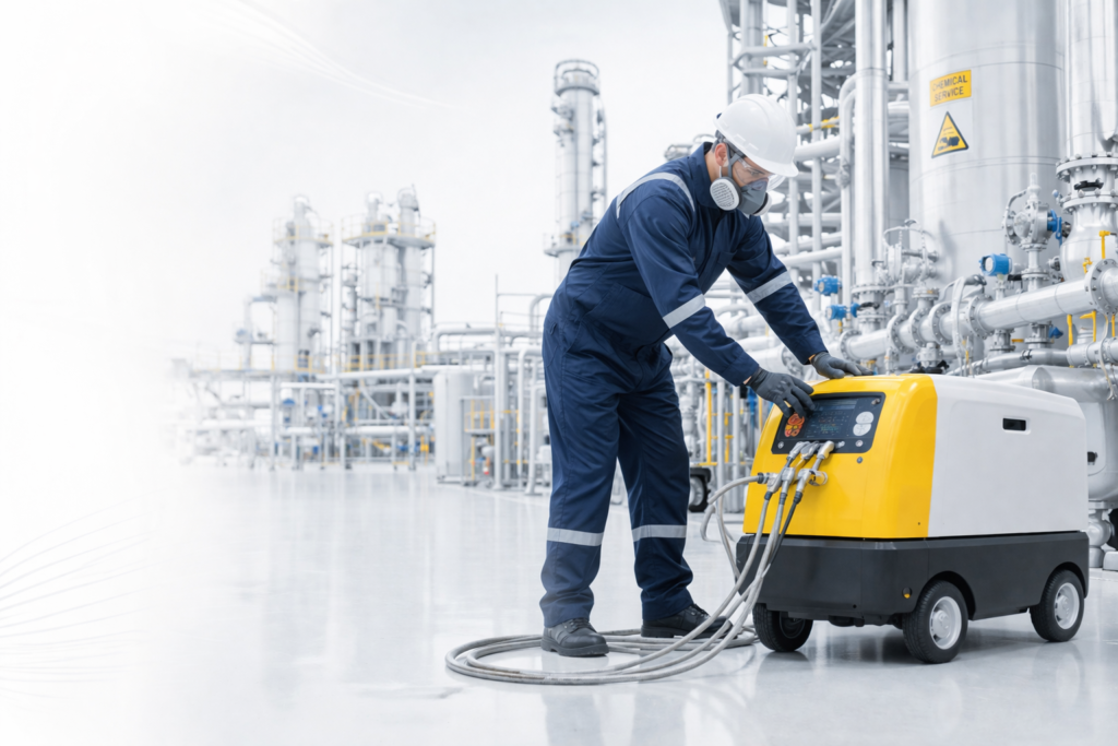 compressor verhuur chemie