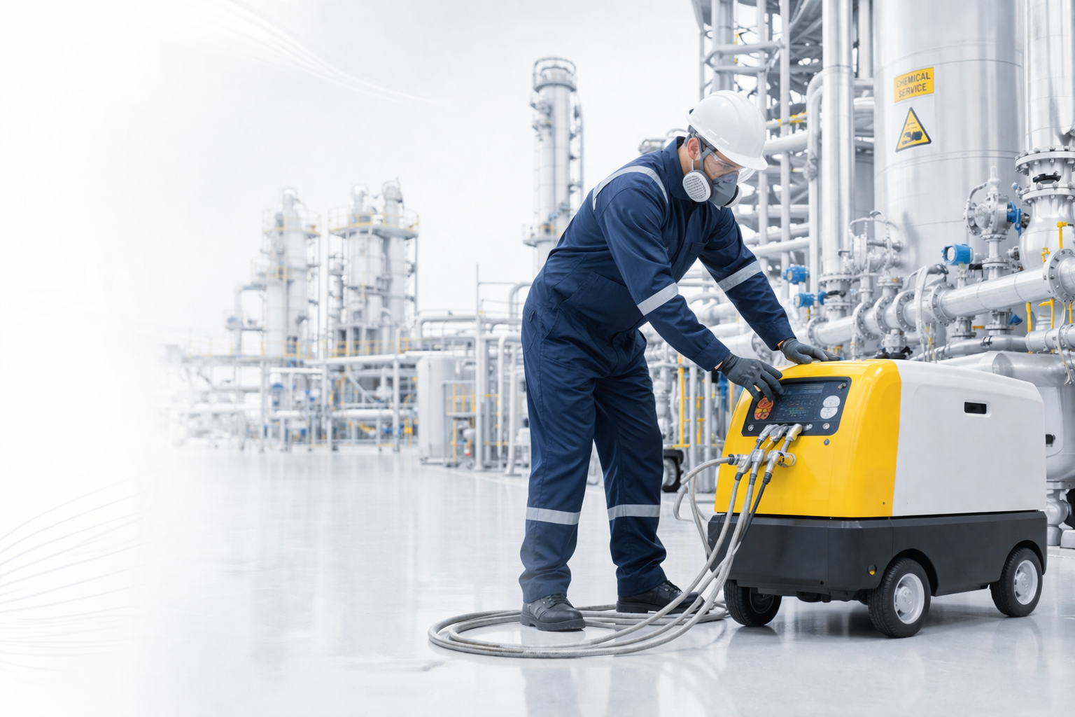 compressor verhuur chemie