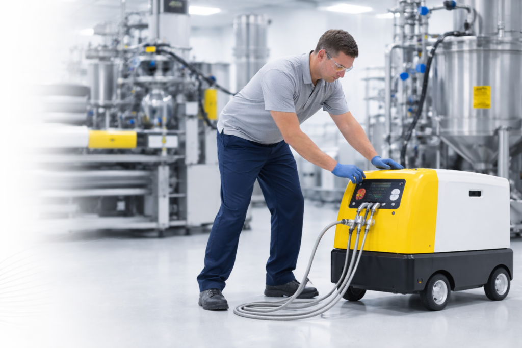 compressor verhuur kunststof